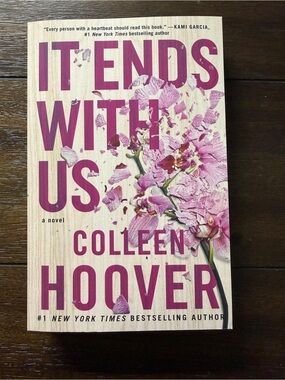 'It Ends With Us' Paperback - Pink Floral Cover